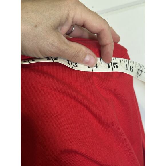 Berek Vintage Christmas Long Sleeve Shirt Zebra Scarf Red Size Large - Picture 7 of 11